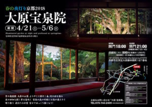 春の夜灯り 京都 - ２０１８ - 大原宝泉院